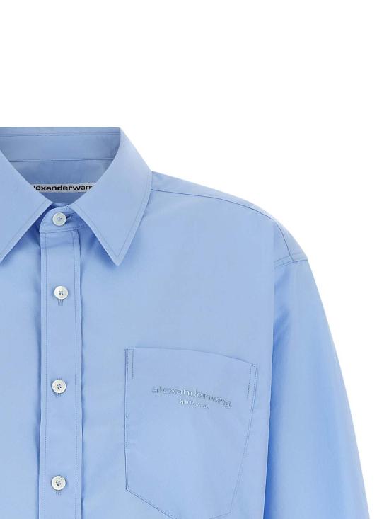 26FW 알렉산더 왕 셔츠 1WC3261347459B LIGHT BLUE - ALEXANDER WANG