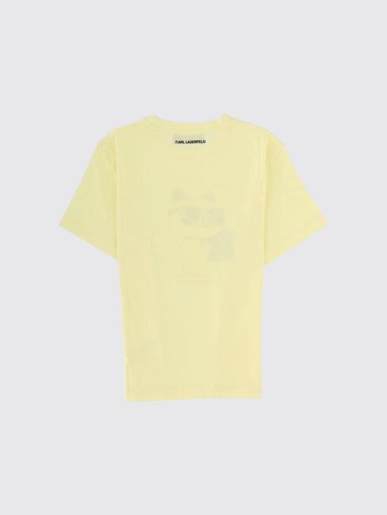 26SS [키즈] 칼라거펠트 티셔츠 Z31162 556 Yellow - KARL LAGERFELD