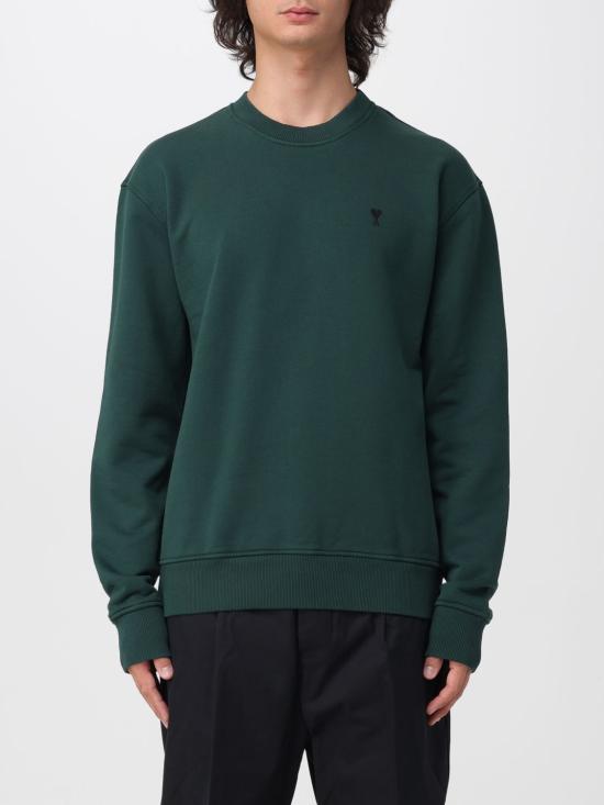 26FW 아미 ADC 크루넥 스웨트 셔츠 HSW763730 A258 Bottle Green