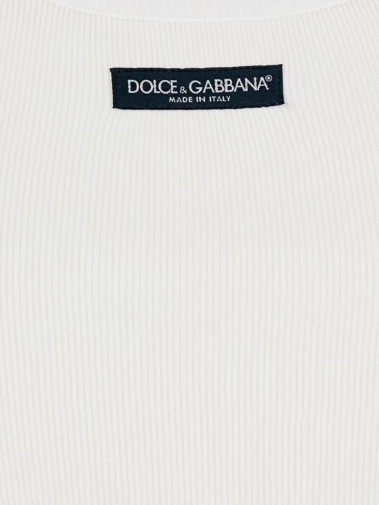 26FW 돌체앤가바나 탑 F8W51TFU7AV W0800 White - DOLCE & GABBANA