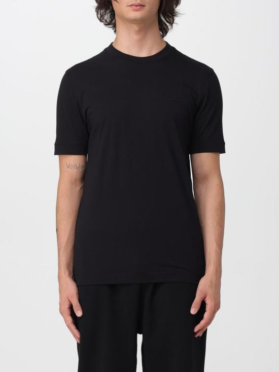 26FW 보스 반팔 티셔츠 50565995 001 Black