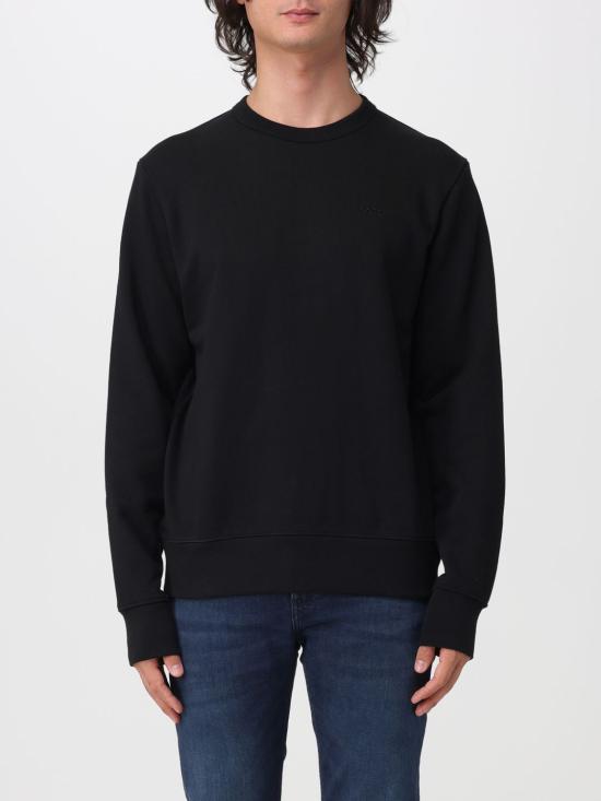 26FW 보스 긴팔 티셔츠 50546387 001 Black