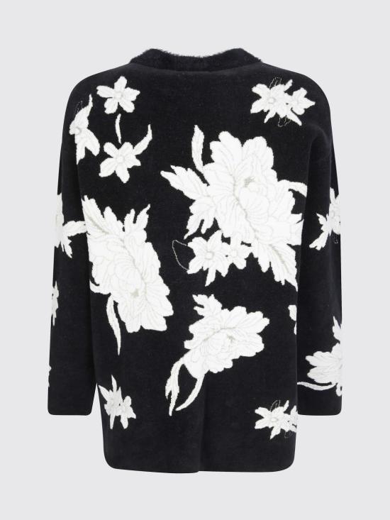 26FW 포르테포르테 가디건 15156MYKNIT 8001 Black - FORTE FORTE