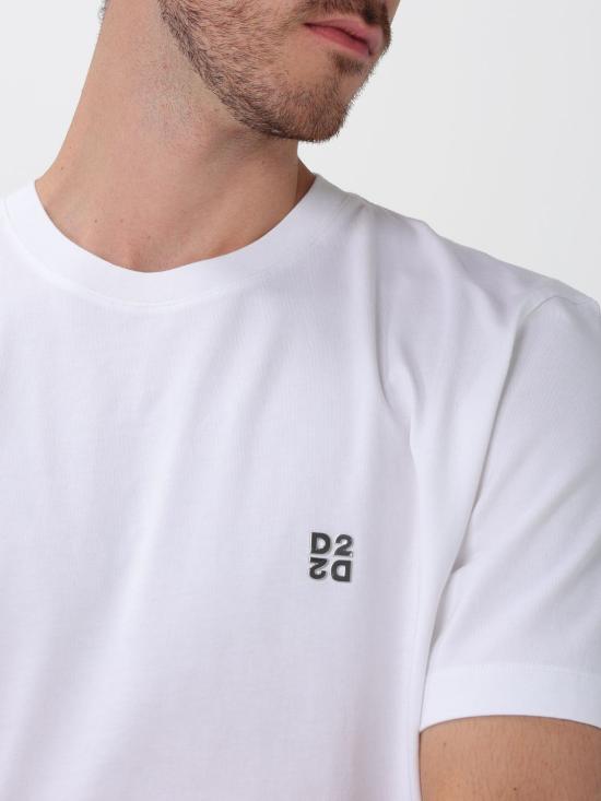 26FW 디스퀘어드2 반팔 티셔츠 S74GD1594D20136 100 White - DSQUARED2