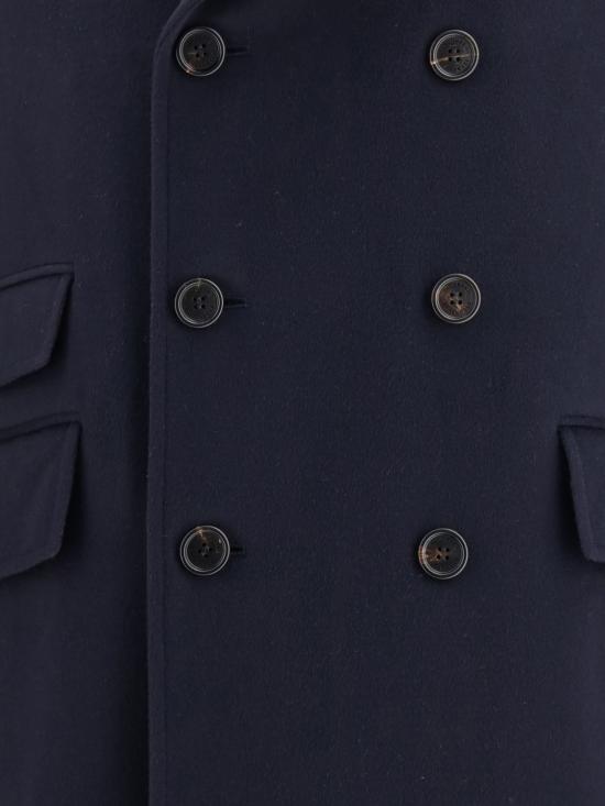 26FW 브루넬로 쿠치넬리 코트 MV4679141 CJC20 Navy - BRUNELLO CUCINELLI