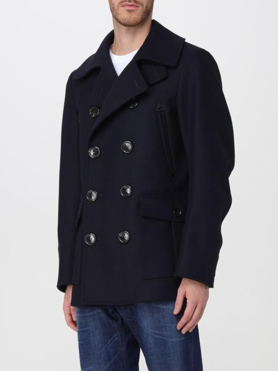 26FW 디스퀘어드2 코트 S74AA0323S53003 524 Navy - DSQUARED2
