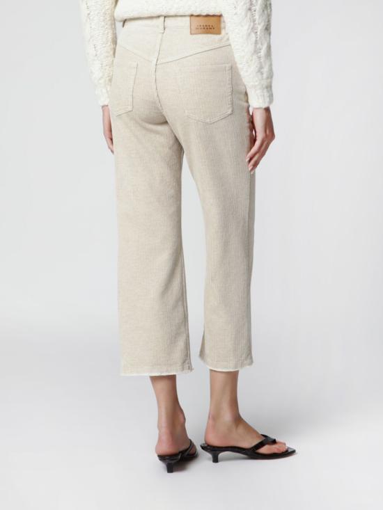 26FW 이자벨마랑에뚜왈 RUTHIE 팬츠 RUTHIE 팬츠 PA0708FAD3G02E 23EC Ecru - ISABEL MARANT ETOILE