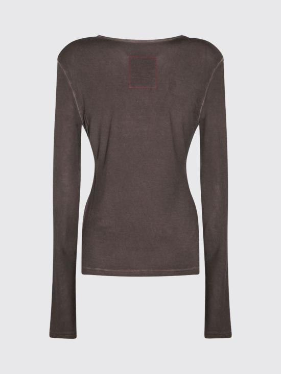 26FW 우마 왕 탑 UP1035 UW600 Brown - UMA WANG