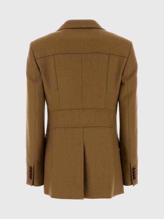26FW 막스마라 슬럽 울 캔버스 자켓 슬럽 울 캔버스 자켓 2621046121600 001 Camel - MAX MARA