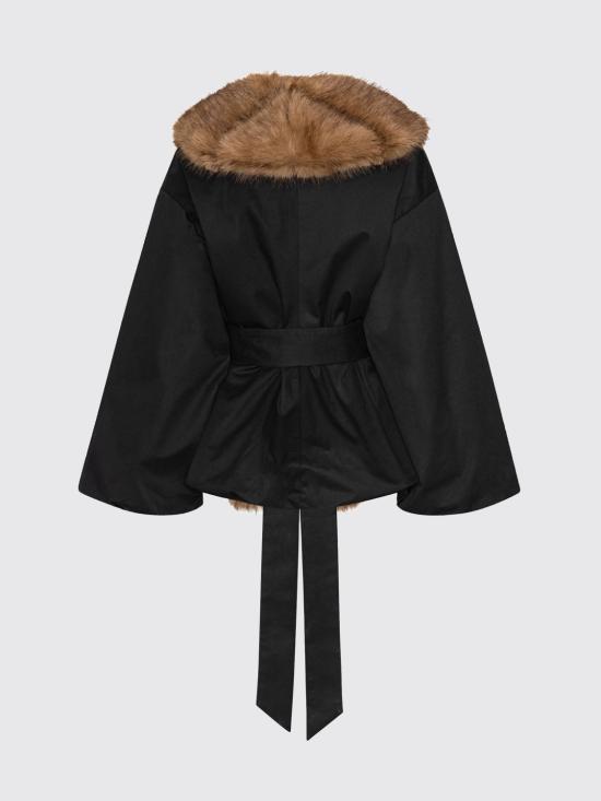 26FW 로테이트 코트 115145 100 Black - ROTATE
