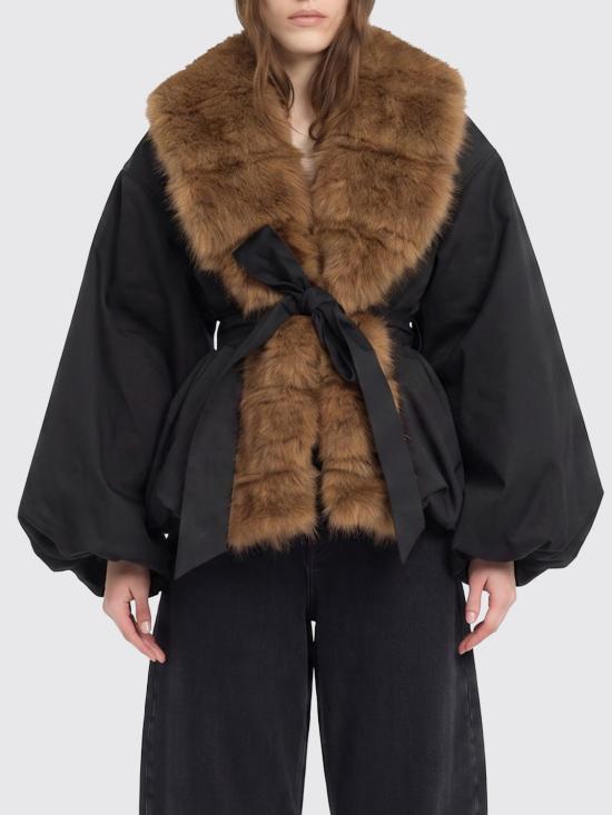 26FW 로테이트 코트 115145 100 Black