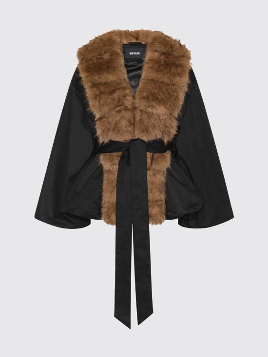 26FW 로테이트 코트 115145 100 Black - ROTATE