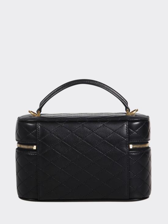 26FW 생로랑 램스킨 가비 베니티 백 7667311EL07 1000 Black - SAINT LAURENT