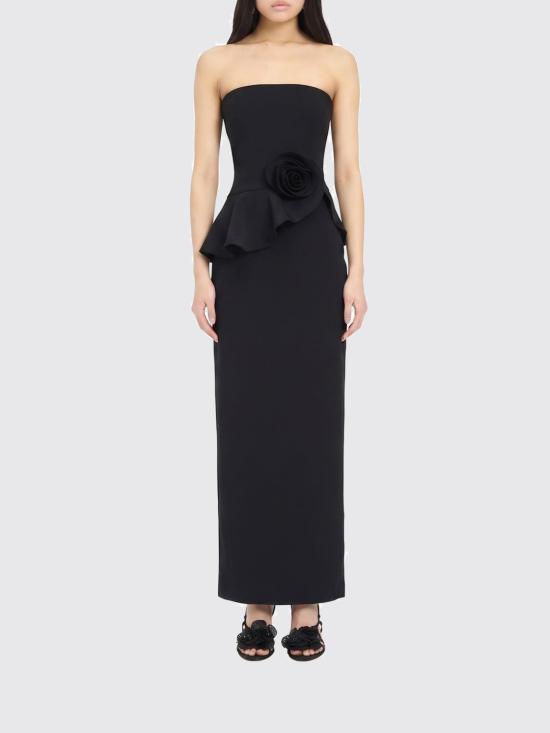 26FW 로테이트 롱 원피스 116649 100 Black