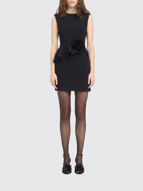 26FW 로테이트 롱 원피스 116651 100 Black
