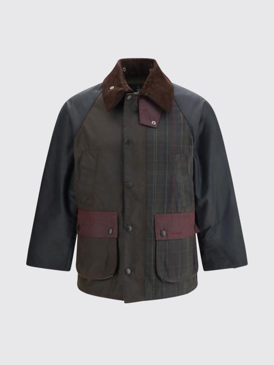 26FW 바버 패치워크 오버사이즈 비데일 왁스 재킷 MWX2500 OL71 Olive - BARBOUR