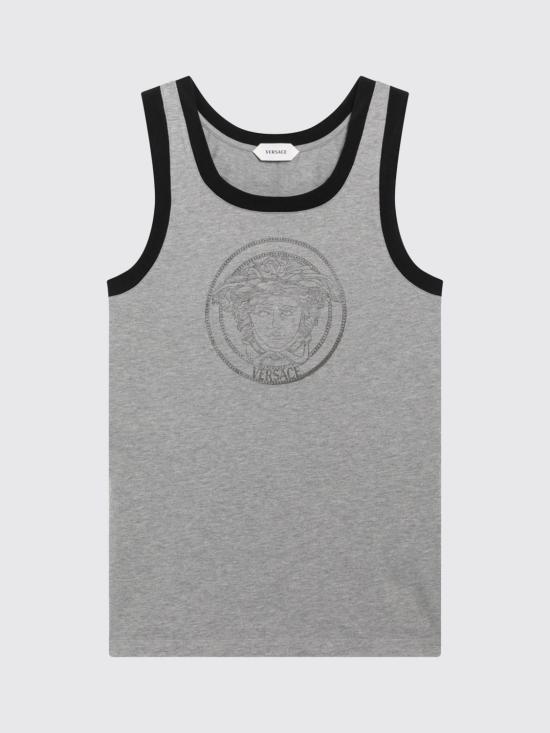 26FW 베르사체 반팔 티셔츠 10260031A18731 2EY90 Grey - VERSACE