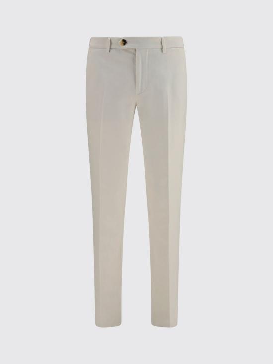 26FW 브루넬로 쿠치넬리 수트 팬츠 M252DI1770 C6007 White - BRUNELLO CUCINELLI