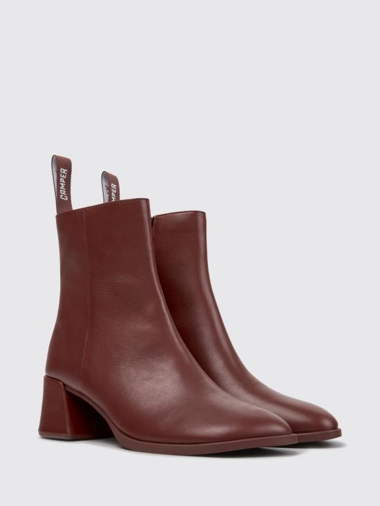 26SS 캠퍼 코라 앵클 부츠 K400798 007 KORA 0 Burgundy - CAMPER