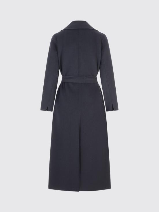 26FW 에스막스마라 폴도 버진 울 벨티드 롱 코트 2629016043600 012 Ink - 'S MAX MARA