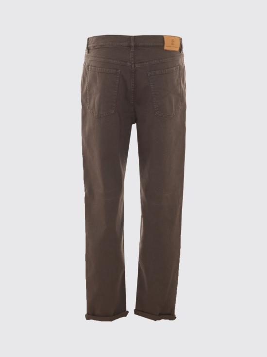 26FW 브루넬로 쿠치넬리 데님 팬츠 M277PO2090 C7517 Brown - BRUNELLO CUCINELLI