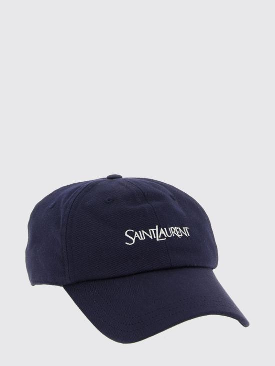 26FW 생로랑 코튼 개버딘 캡 코튼 개버딘 캡 A000TX3YU61 4178 Blue