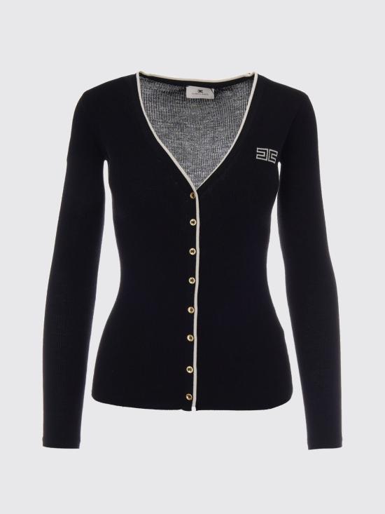 26FW 엘리자베타프랜치 스웨터 MK16B66E2 685 Black - ELISABETTA FRANCHI