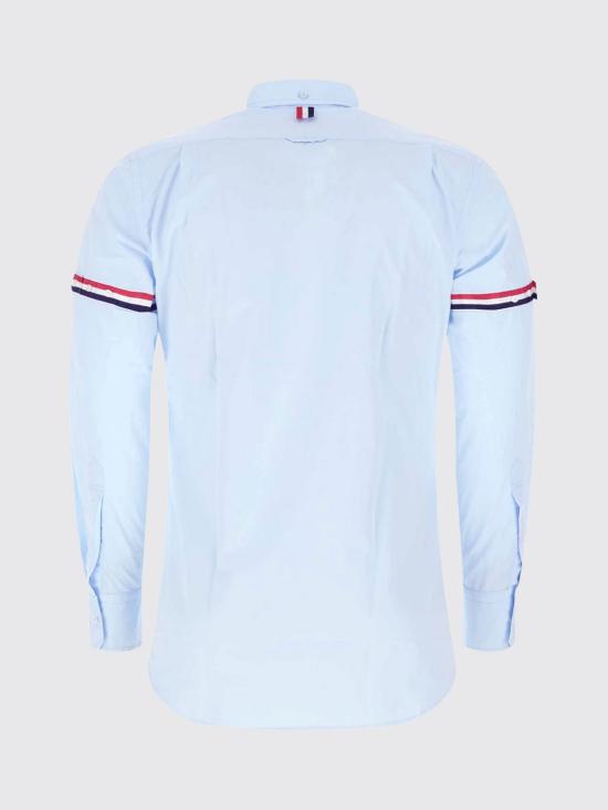 26FW 톰브라운 클래식 포플린 암밴드 셔츠 MWL150E03113 480 Blue - THOM BROWNE