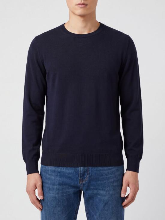 26FW 브루넬로 쿠치넬리 캐시미어 실크 스웨터 M2300100 CW425 Navy