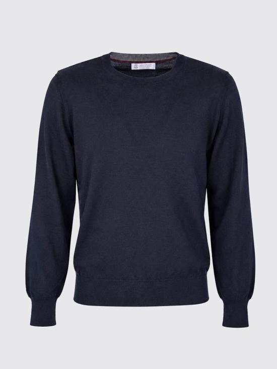 26FW 브루넬로 쿠치넬리 캐시미어 실크 스웨터 M2300100 CW425 Navy - BRUNELLO CUCINELLI