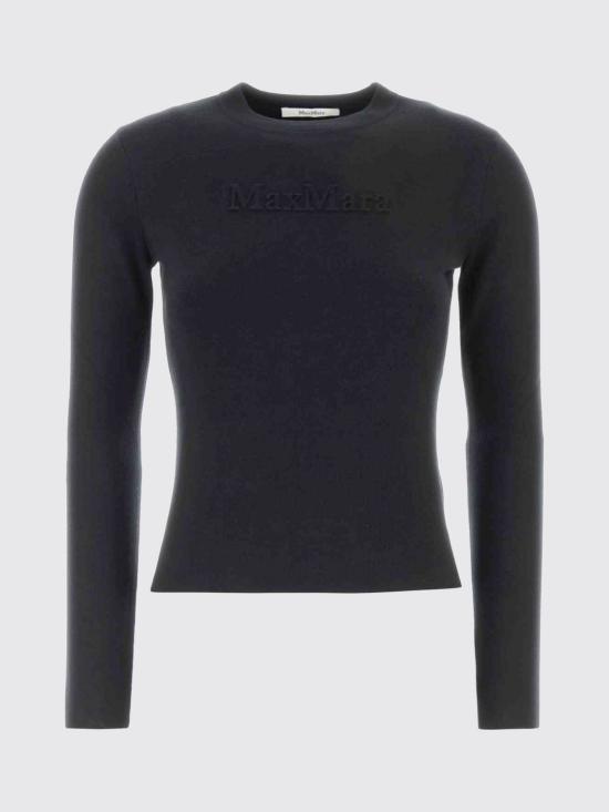 26FW 막스마라 만토 스웨터 2621366082600 003 Black - MAX MARA
