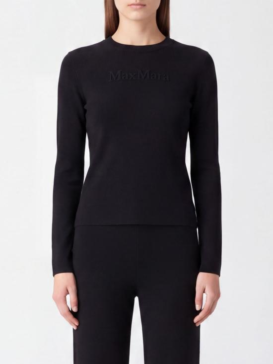 26FW 막스마라 만토 스웨터 2621366082600 003 Black