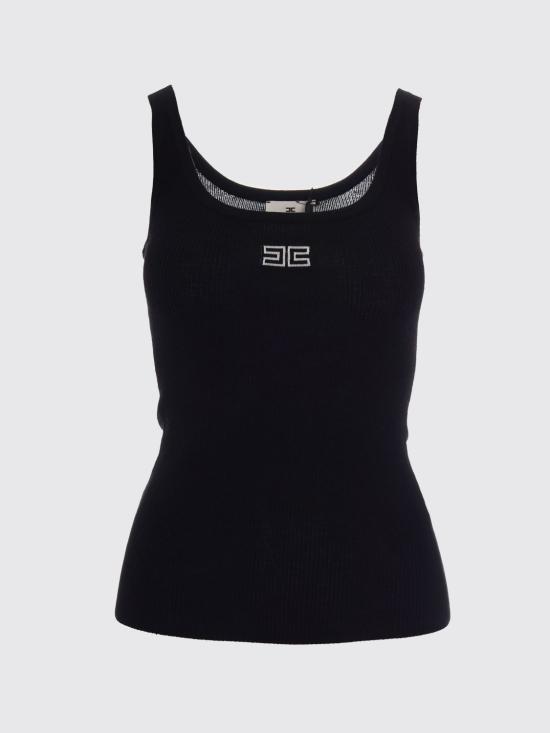 26FW 엘리자베타프랜치 탑 TK03B66E2 685 Black - ELISABETTA FRANCHI