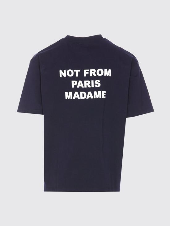 26FW 드롤드무슈 반팔 티셔츠 PERMTS203CO002 NY Blue - DROLE DE MONSIEUR