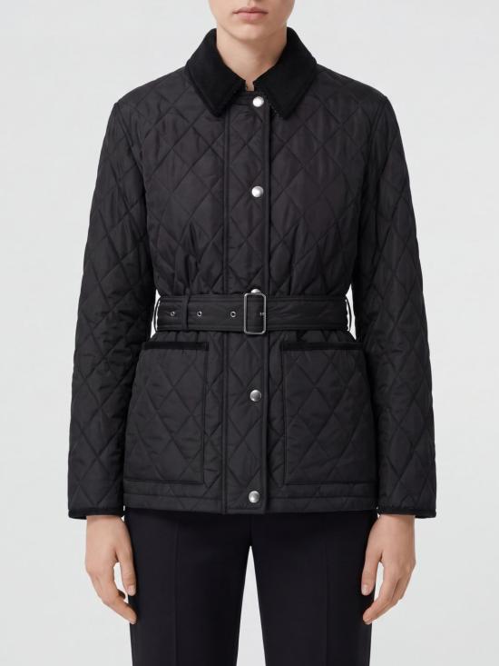 26FW 버버리 칠턴 퀼팅 자켓 8110378 Black