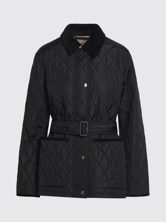 26FW 버버리 칠턴 퀼팅 자켓 8110378 Black - BURBERRY