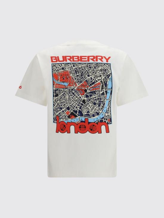 26FW 버버리 반팔 티셔츠 8132692 White - BURBERRY