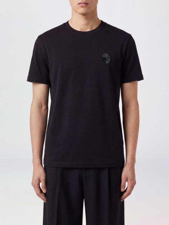 26FW 베르사체 반팔 티셔츠 10264521A19241 1B000 Black