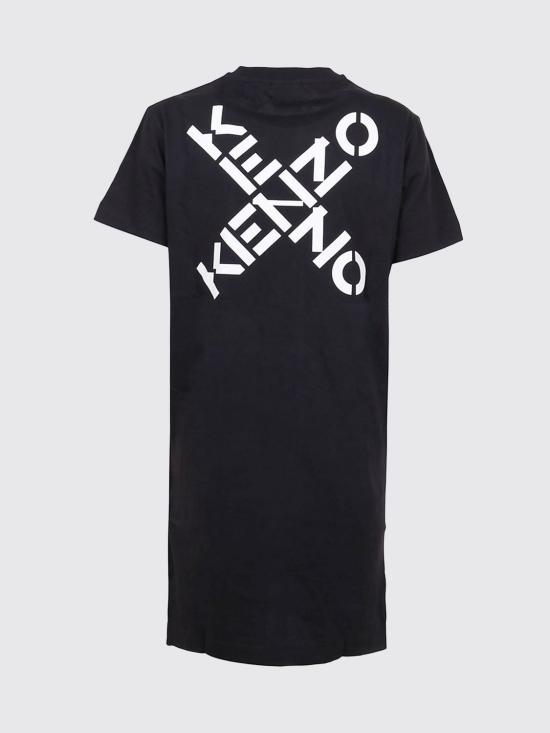 26FW 겐조 롱 원피스 FA62RO7684SJ 99 Black - KENZO
