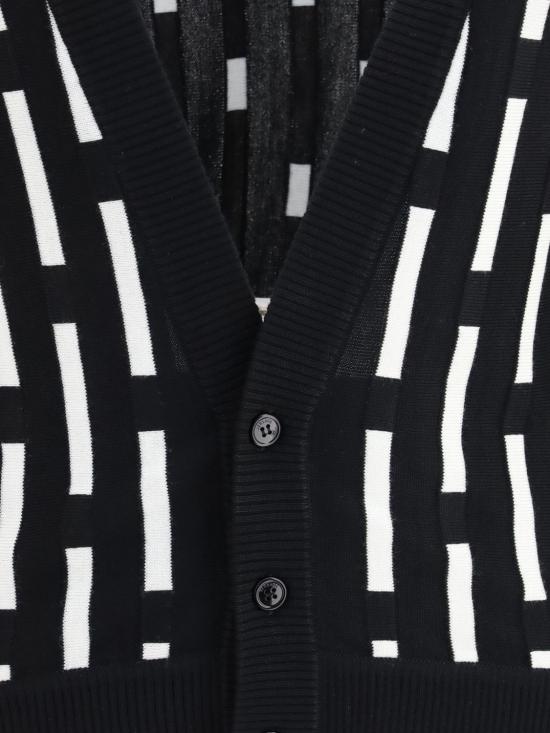 26FW 베르사체 가디건 10268631A19053 2B020 Black - VERSACE