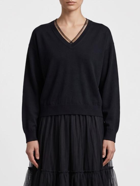 26FW 파비아나 필리피 스웨터 MAD216F035L930 825 Black