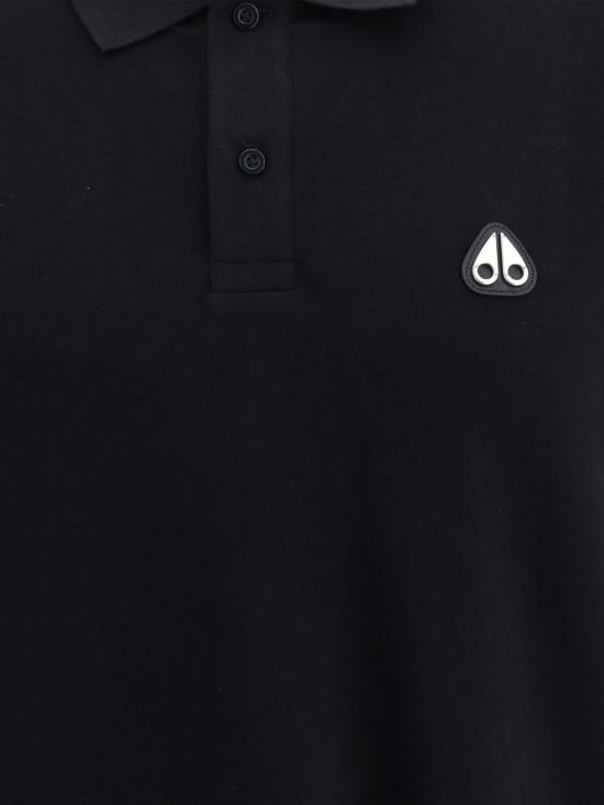 26FW 무스너클 폴로 티셔츠 M36MT712 292 Black - MOOSE KNUCKLES