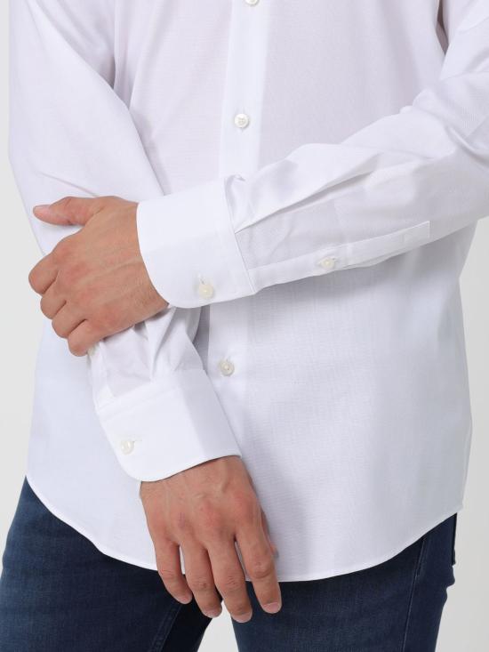 26FW 보스 셔츠 50567344 100 White - BOSS
