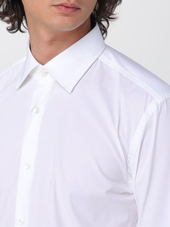 26FW 보스 셔츠 50469345 100 White - BOSS