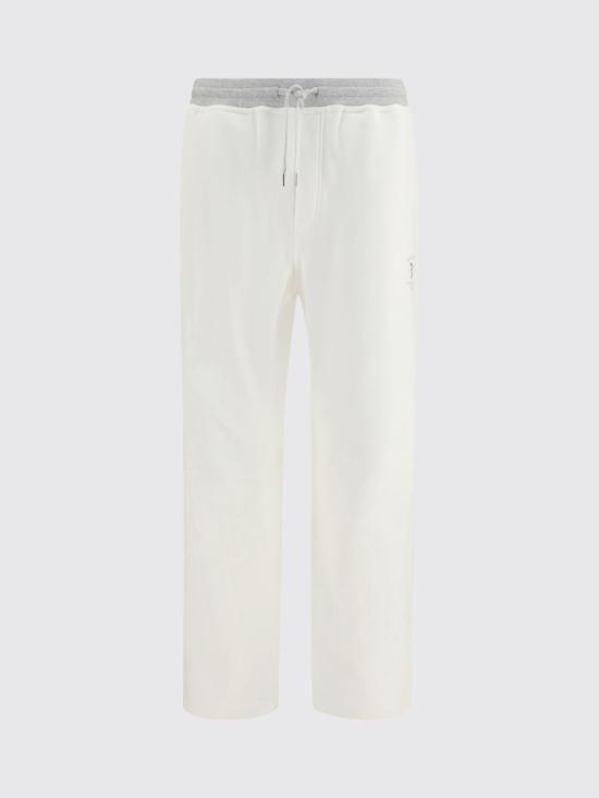 26FW 브루넬로 쿠치넬리 스트레이트 팬츠 MM8263388G CA819 White - BRUNELLO CUCINELLI