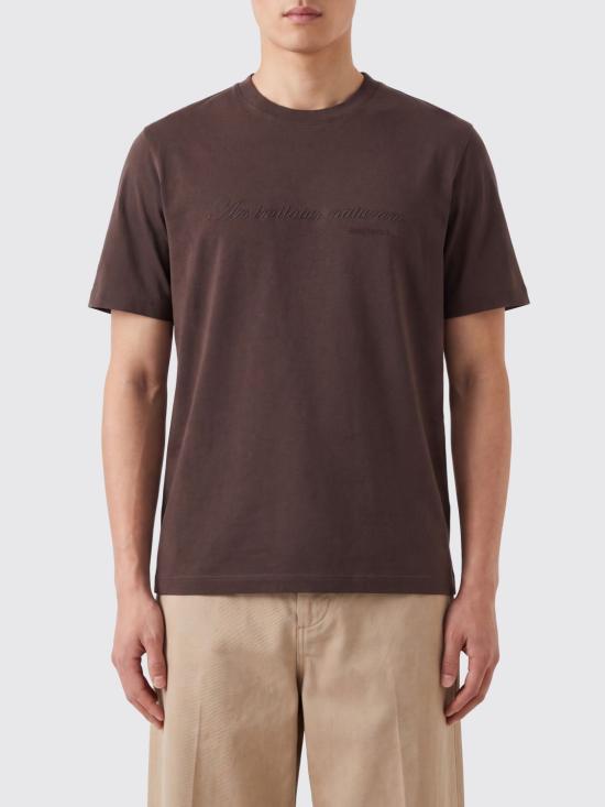 26FW 브루넬로 쿠치넬리 반팔 티셔츠 M0B138518 C9768 Brown