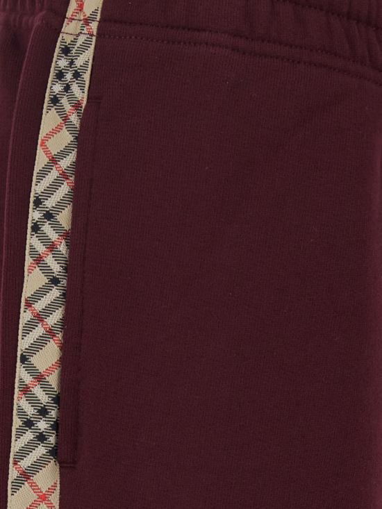 26FW 버버리 트레이닝/조거 팬츠 8130137 Burgundy - BURBERRY