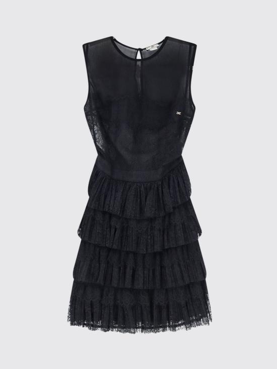 26FW 엘리자베타프랜치 롱 원피스 AB98366E2 110 Black - ELISABETTA FRANCHI