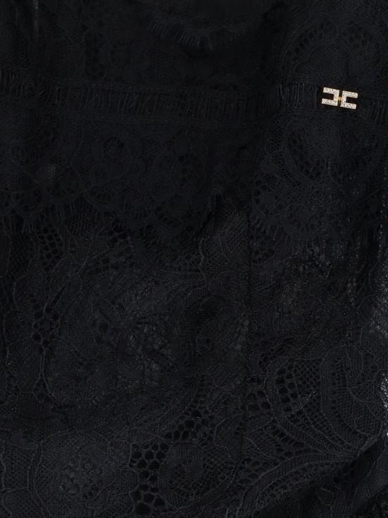 26FW 엘리자베타프랜치 롱 원피스 AB98366E2 110 Black - ELISABETTA FRANCHI