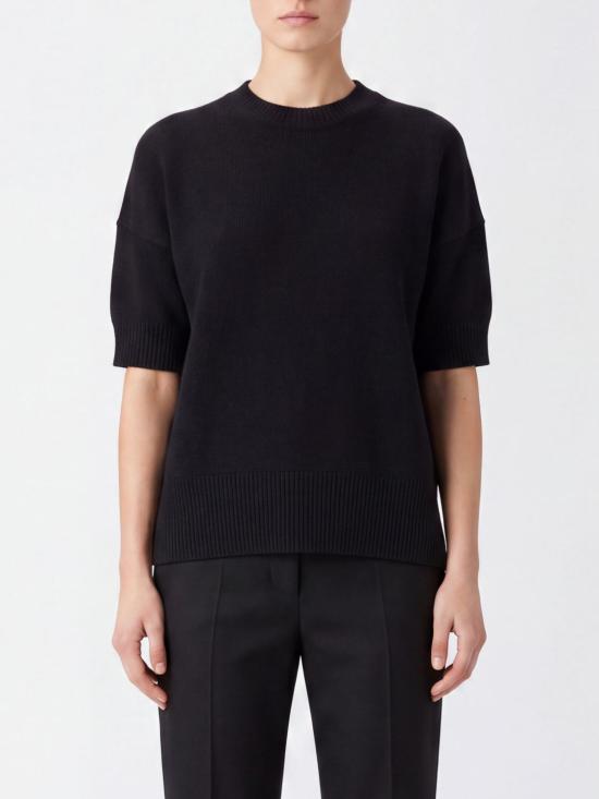 26FW 질샌더 스웨터 J02GP0014J13206 001 Black